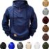 50% off Mens Hoodies Oversized Hoodie Men Fleece Lined Sweatshirts