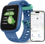 60% off Enfit Smart Watch for Kids, 1.83″Touch Screen Fitness Trackers Watch, Blue color